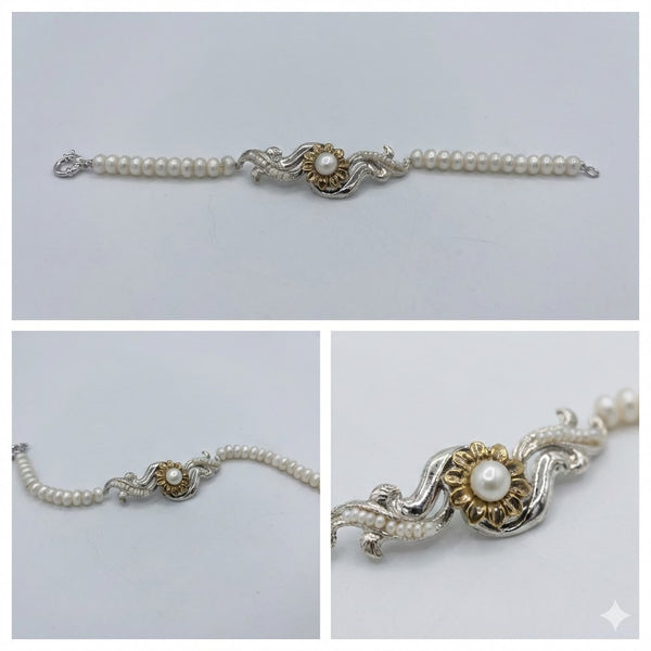 Bracciale Margherita in Argento 925 e Bronzo - Collezione Regina Sofia