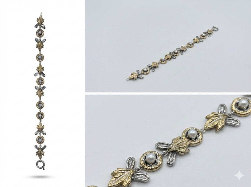 Bracciale Ovale in Argento 925 e Bronzo - Collezione Regina Sofia