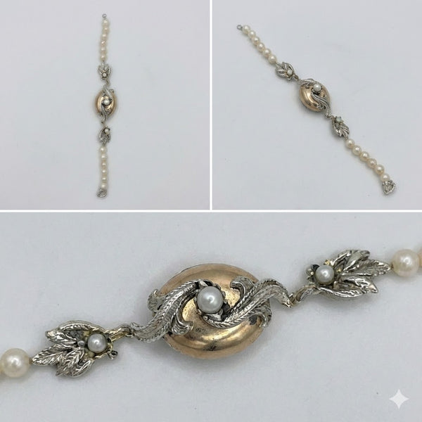 Bracciale Gigli in Argento 925 e Bronzo - Collezione Regina Sofia