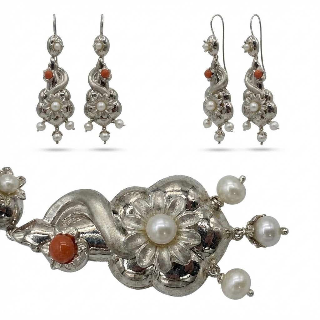 Orecchini Mandolino in Argento 925 e Bronzo - Collezione Regina Sofia